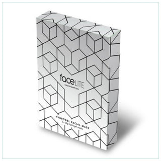 faceLITE Hydrogel Mask packaging